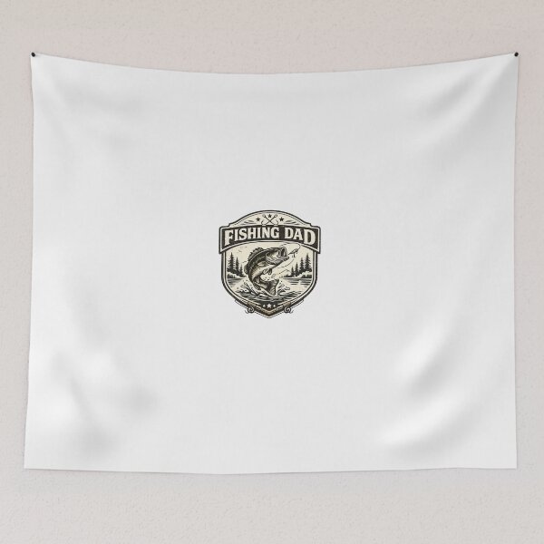 Item preview, Fishing Dad Retro Vintage Emblem designed and sold by GeaSupplyStudio.