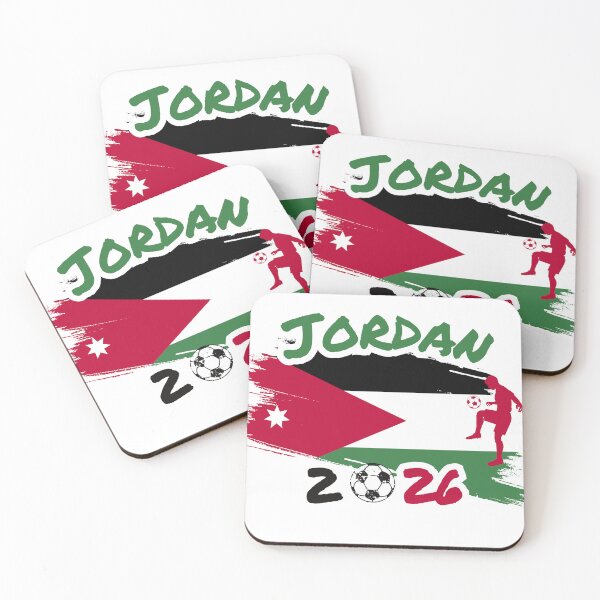 Item preview, Jordan Soccer 2026 Shirt | Jordanian Football Fan Pride Design designed and sold by ThreadNovaCo.