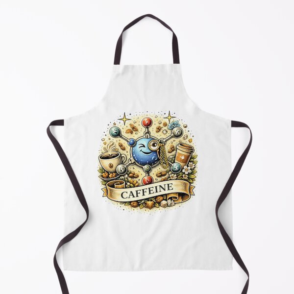 Item preview, Caffeine Molecule (Vintage Tattoo) designed and sold by Fakecactus Designs.