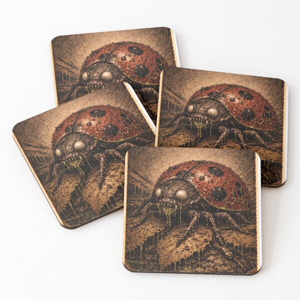 Item preview, Dark Ladybug Wall Art Printable designed and sold by RunicTide.