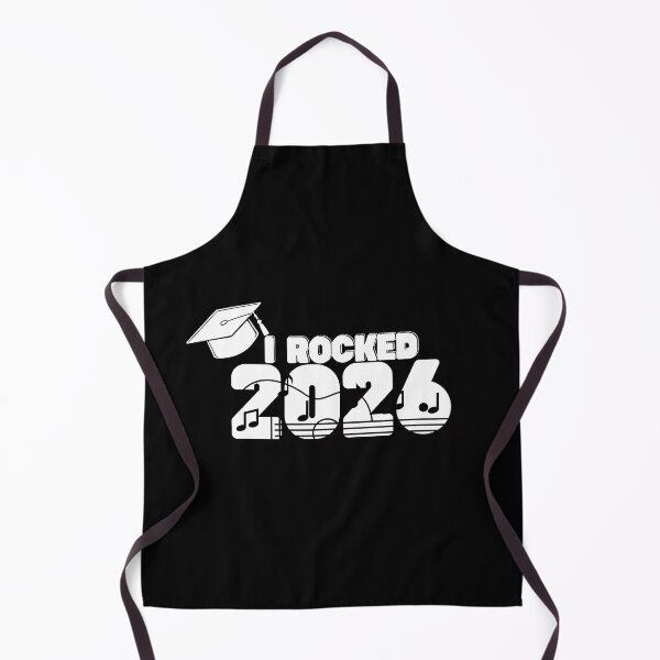 Item preview, I Rocked Retro white Class of 2026 guitar (print on dark) designed and sold by Cottageshop.