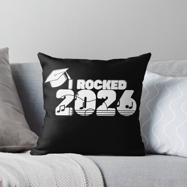 Item preview, I Rocked Retro white Class of 2026 guitar (print on dark) designed and sold by Cottageshop.