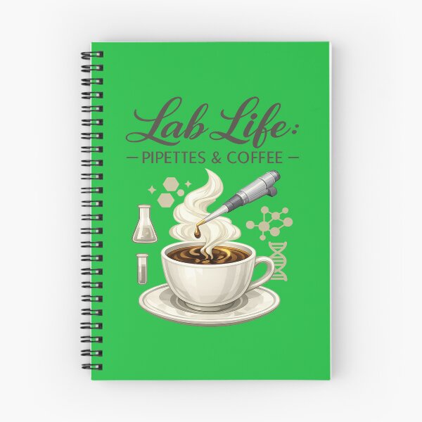Item preview, Lab Life: Pipettes & Coffee – Science Humor Design designed and sold by DesignHouse07.