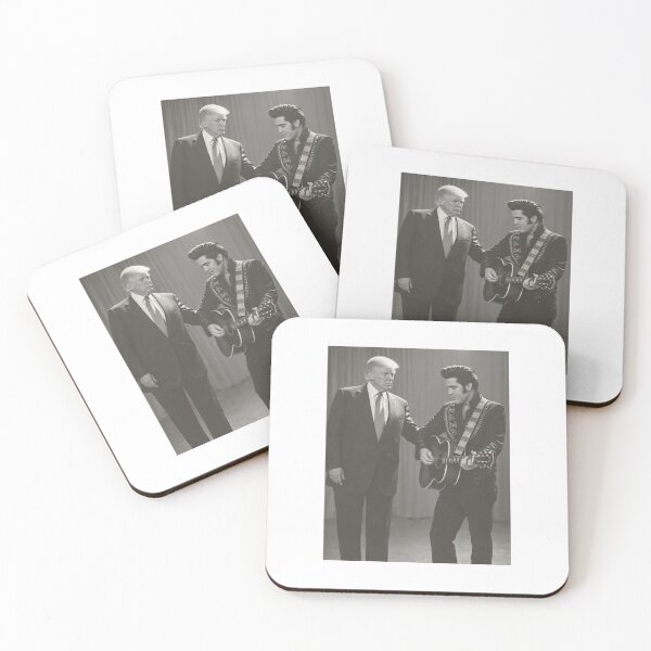 Item preview, The King With The King Trump And Elvis designed and sold by DexertimaArt.