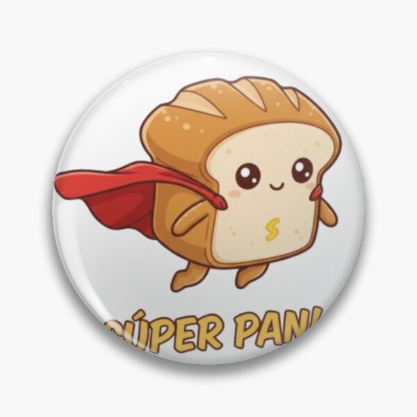 Item preview, Kawaii Super Pan character with red cape designed and sold by FunnyDesigns221.