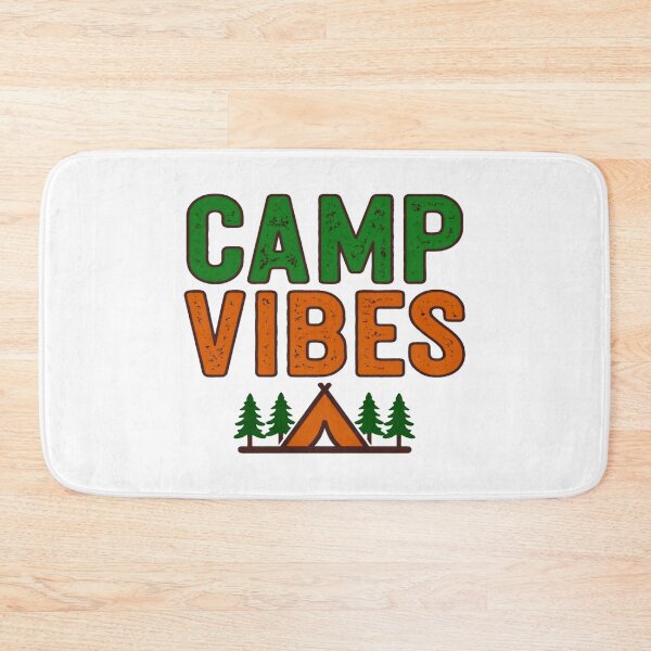 Item preview, Camp Vibes Outdoor Adventure Design – Retro Camping Graphic with Tent & Pine Trees for Nature Lovers designed and sold by Bright Nest Studio.
