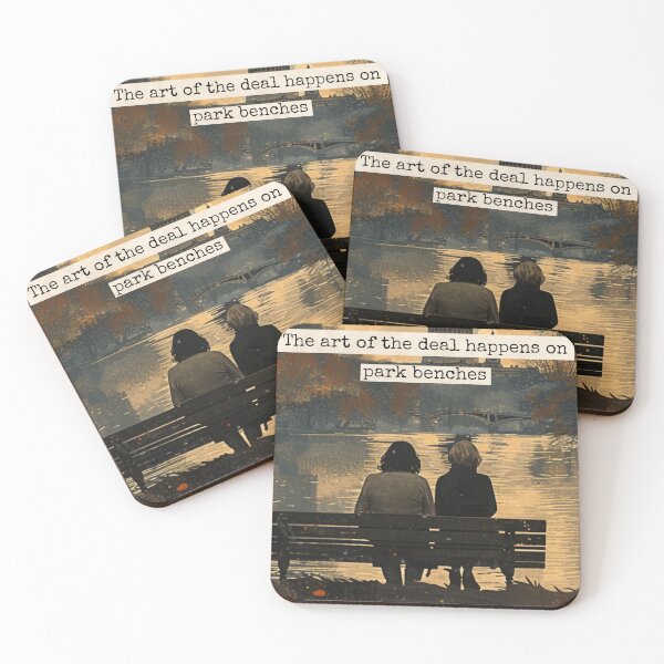 Item preview, Slow Horses Fan Art - Park Bench Realpolitik designed and sold by goldenbrown09.