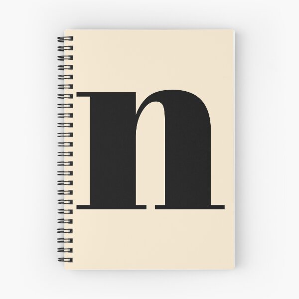 Item preview, Letter N Monogram Phone Case Aesthetic Gift for Her, Elegant Script Letter N Blanket Cozy Gift for Mom, Letter N Monogram Journal Graduation Gift for Girls, Minimalist Letter N Pillow Home Decor designed and sold by Noe Mill.
