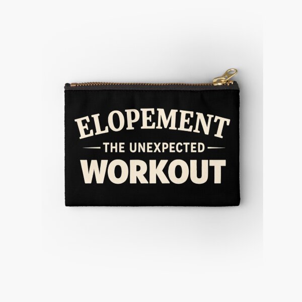 Item preview, Elopement The Unexpected Workout Funny Wedding Shirt – Minimalist Eloping Couple Humor Tee No Big Wedding designed and sold by VibeOffline Studio.