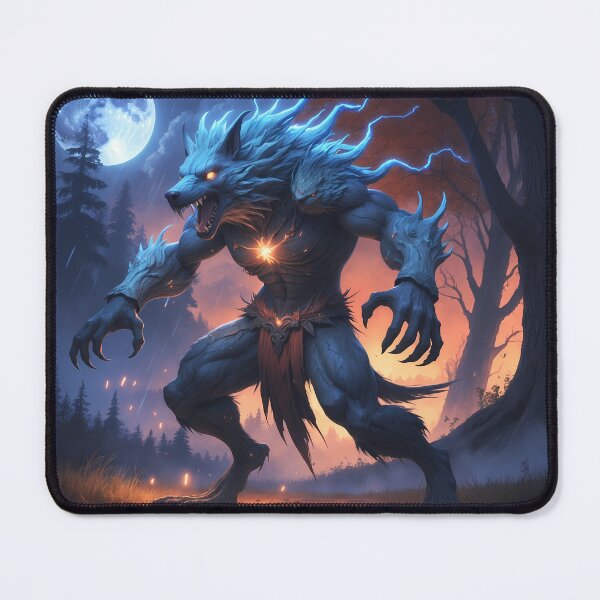 Item preview, Werewolf - Lycanthrope Fantasy Art designed and sold by Lucid Dream Pixel.