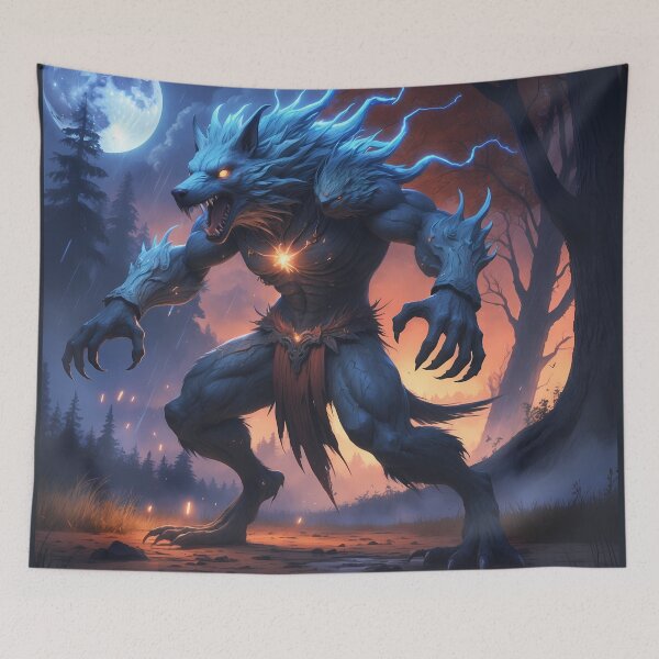 Item preview, Werewolf - Lycanthrope Fantasy Art designed and sold by Lucid Dream Pixel.