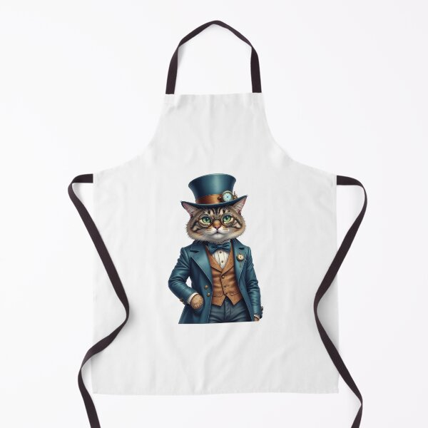 Item preview, Elegant Steampunk Cat Gentleman Portrait designed and sold by BetweenForms.