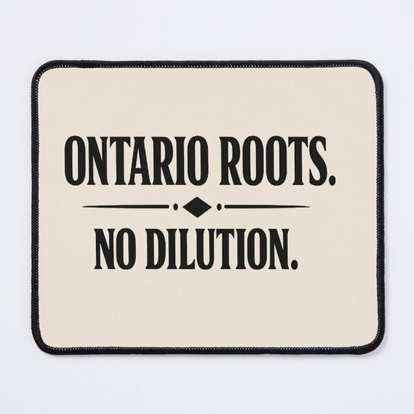 Item preview, Ontario Roots. No Dilution. Shirt | Premium Ontario Heritage Typography designed and sold by POD DYNASTY.