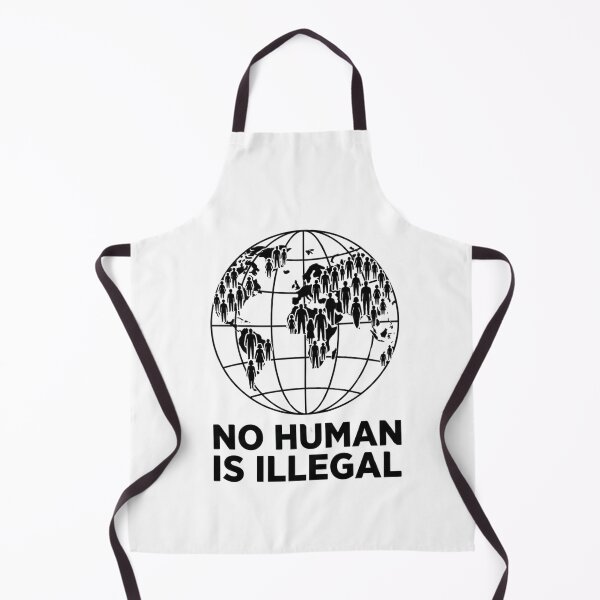 Item preview, No Human Is Illegal - Global Citizen Human Rights Protest Art designed and sold by Arts Paradise.