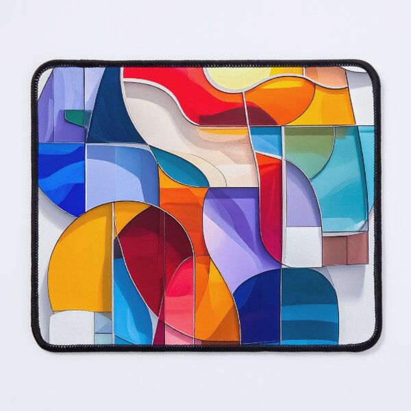 Item preview, Modern Curved Panel Abstract Composition designed and sold by NizuCaCi.