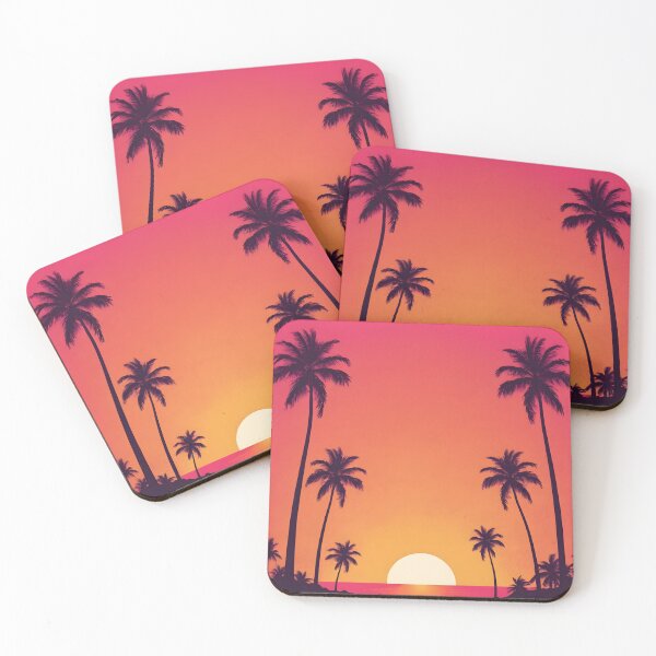 Item preview, Retro Sunset Relax Palm Trees 80s Vintage Aesthetic designed and sold by RELAX STATION.