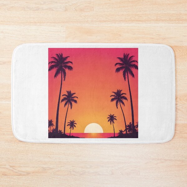 Item preview, Retro Sunset Relax Palm Trees 80s Vintage Aesthetic designed and sold by RELAX STATION.