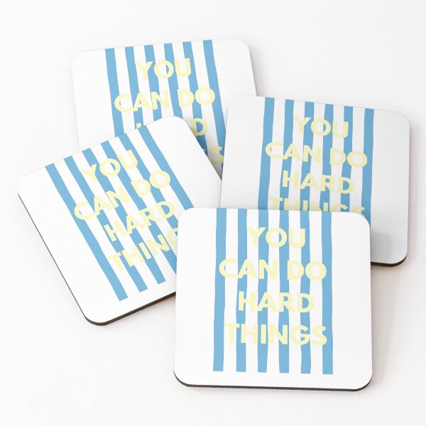 Item preview, You Can Do Hard Things blue designed and sold by dwink0911.