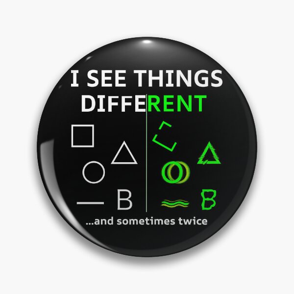 Item preview, I See Things Different - Vision Loss Humor designed and sold by Eyepatch-Jacks.