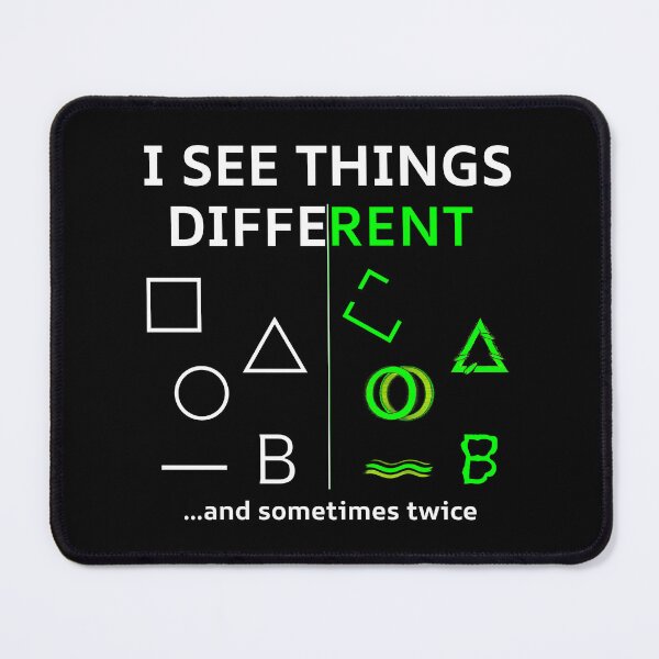 Item preview, I See Things Different - Vision Loss Humor designed and sold by Eyepatch-Jacks.
