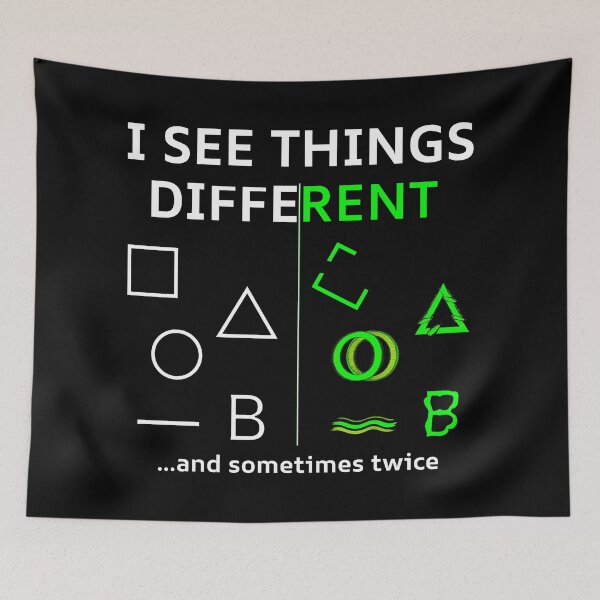 Item preview, I See Things Different - Vision Loss Humor designed and sold by Eyepatch-Jacks.