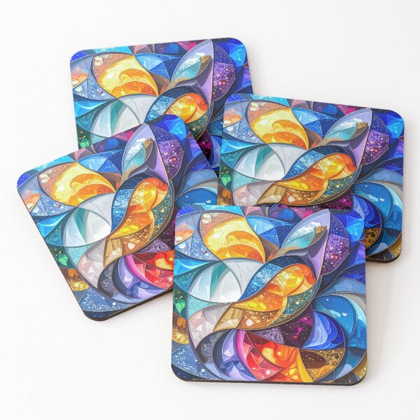 Item preview, Luminous Spiral Bloom Abstract designed and sold by NizuCaCi.