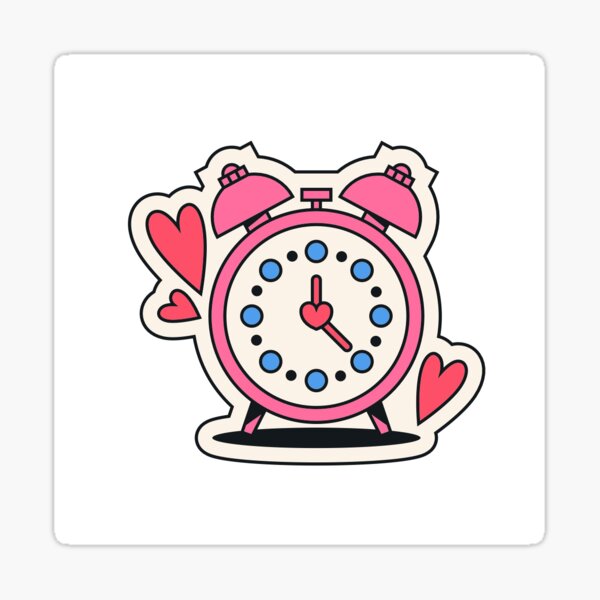 Item preview, Love Clock  designed and sold by stickie.shop.