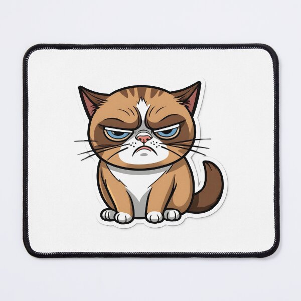 Item preview, Funny Grumpy Cat Cartoon Meme - 10 designed and sold by RELAX STATION.