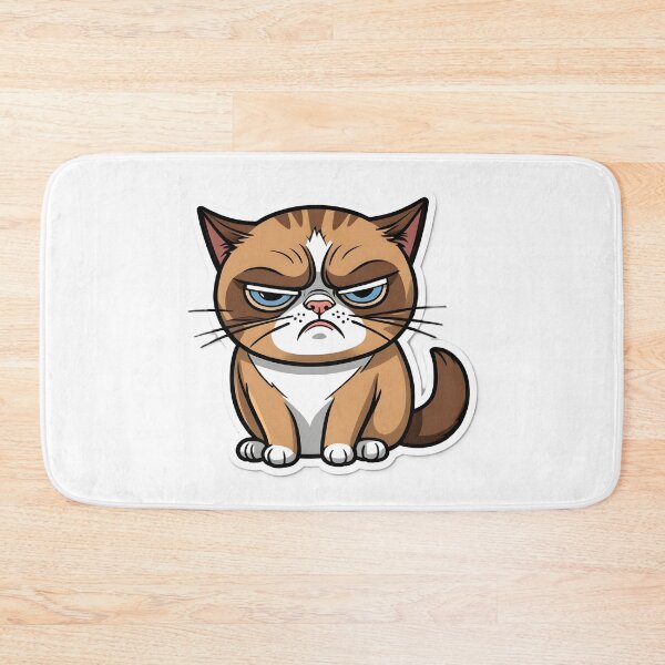 Item preview, Funny Grumpy Cat Cartoon Meme - 10 designed and sold by RELAX STATION.