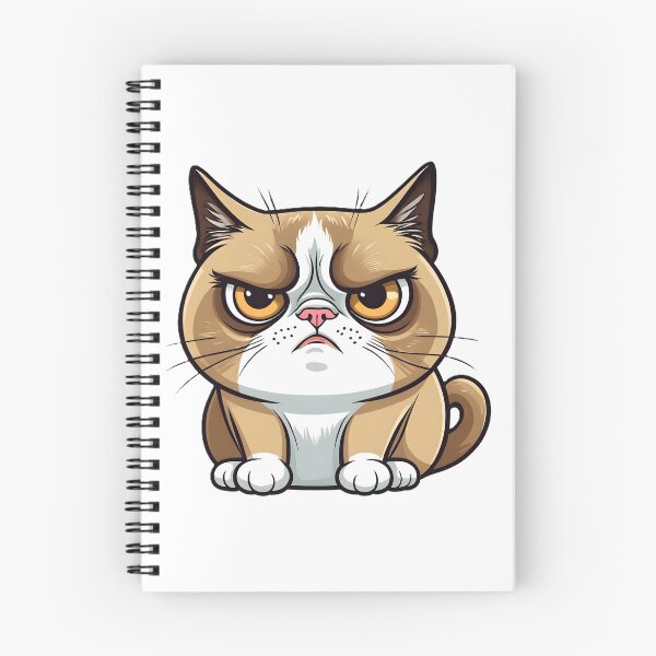 Item preview, Funny Grumpy Cat Cartoon Meme - 11 designed and sold by RELAX STATION.