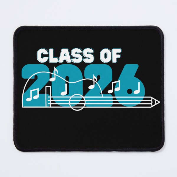 Item preview, I Rocked Retro blue band Class of 2026 (print on dark) designed and sold by Cottageshop.