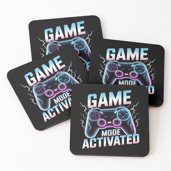 Item preview, Game Mode Activated Neon Gamer Controller Gaming Design designed and sold by EvolusionPro.