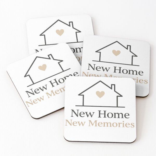 Item preview, New Home New Memories Minimalist Housewarming Design designed and sold by CLOUTKULT.