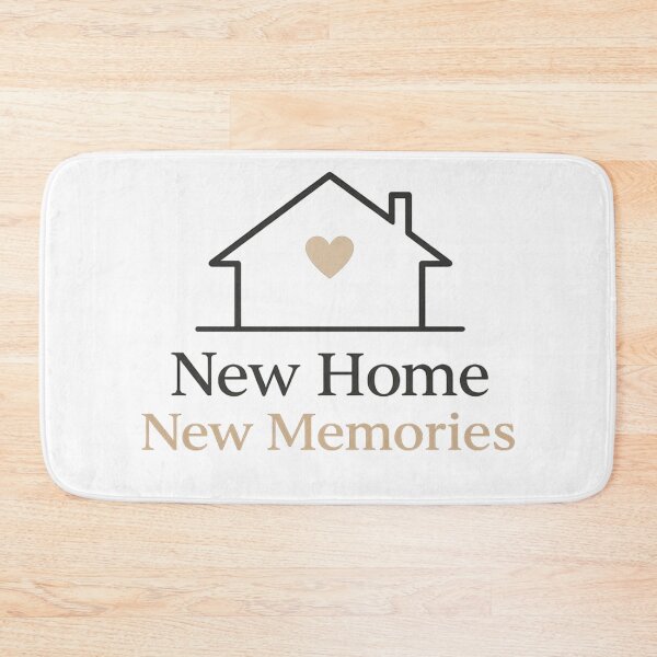 Item preview, New Home New Memories Minimalist Housewarming Design designed and sold by CLOUTKULT.