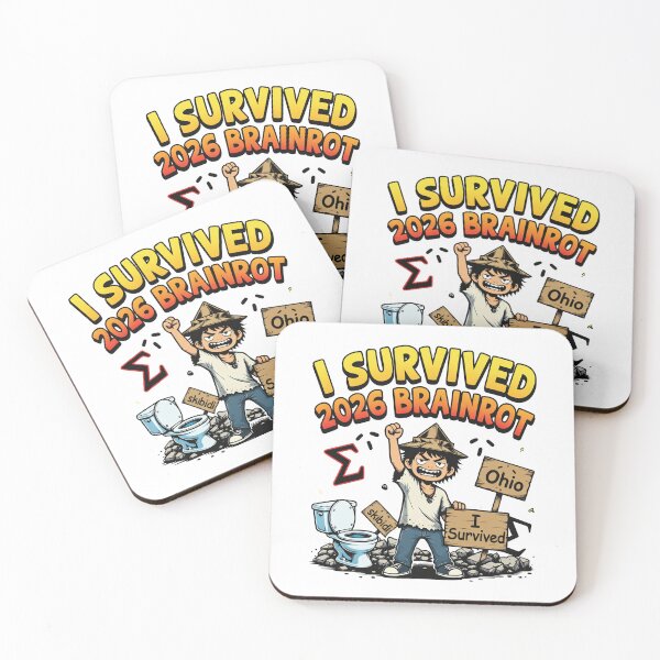 Item preview, I Survived 2026 Brainrot Meme designed and sold by TernEdge.