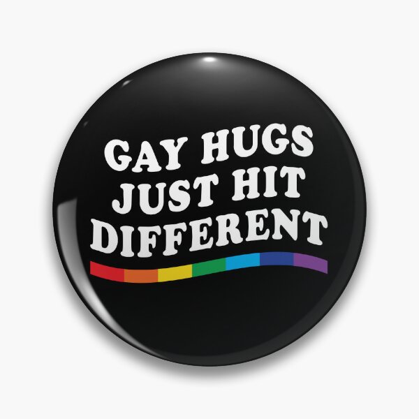 Item preview, Gay hugs just hit different  designed and sold by Random Tees.