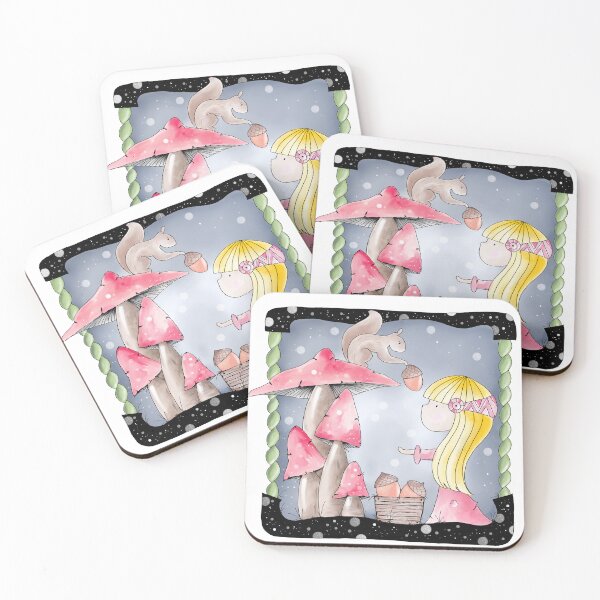 Item preview, Forage Friends Squirrel and Girl designed and sold by AnnieSummers.
