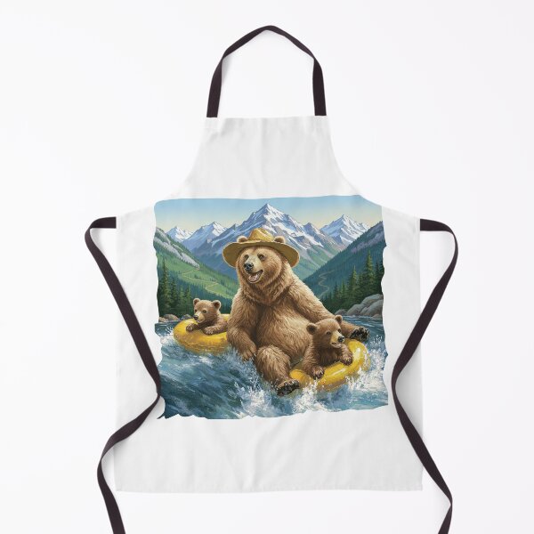 Item preview, Grizzly Bear Family River  designed and sold by TeeARTHY.