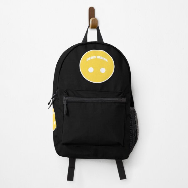 Item preview, Dead Inside Smiley Face (Upside Down) – Dark Humor Aesthetic, Funny Sarcastic Mood Design, Yellow White Black designed and sold by Rock Bottom Press.