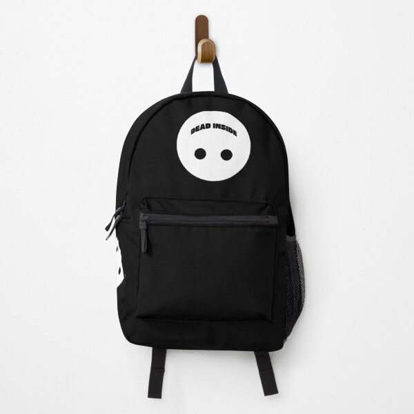 Item preview, Dead Inside Smiley Face (Upside Down) – Dark Humor Aesthetic, Funny Sarcastic Mood Design, White Black Black designed and sold by Rock Bottom Press.
