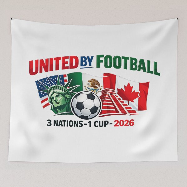 Item preview, 2026 Football Fan Design - North America - Three Nations One Dream designed and sold by emaga.