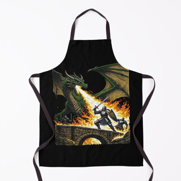Item preview, Epic Dragon and Knight Battle on Stone Bridge designed and sold by TeeARTHY.