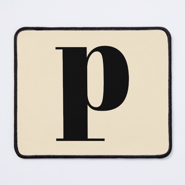 Item preview, Letter P Monogram Phone Case Aesthetic Gift for Her, Elegant Script Letter P Blanket Cozy Gift for Mom, Letter P Monogram Journal Graduation Gift for Girls, Minimalist Letter P Pillow Home Decor designed and sold by Noe Mill.