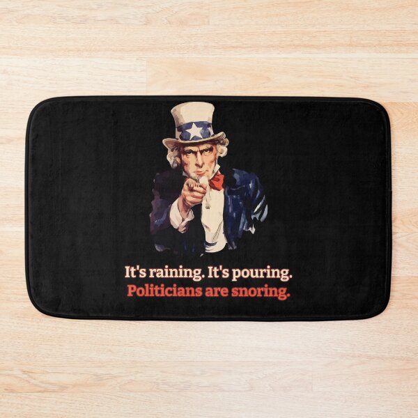 Item preview, Uncle Sam Political Satire - Politicians are Snoring designed and sold by MOFAPPAREL.