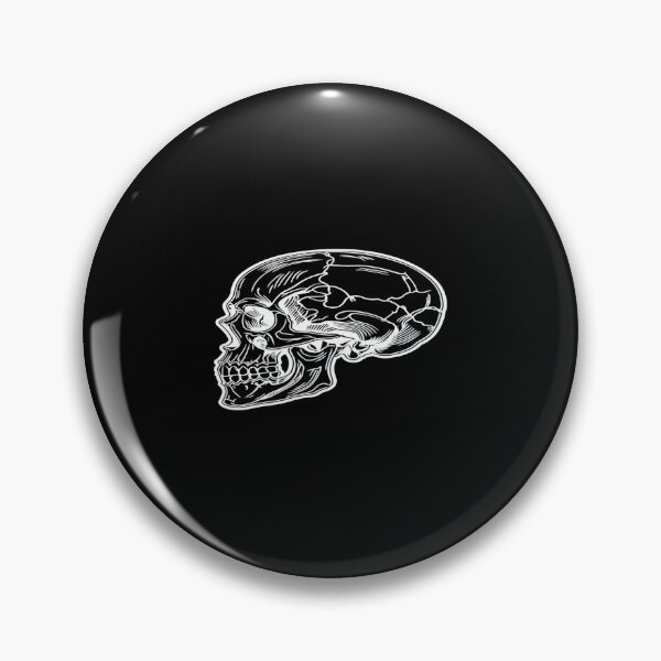 Item preview, Detailed Skull Line Art – Intricate Anatomical Illustration in Bold Black & White Tattoo Style designed and sold by Bright Nest Studio.