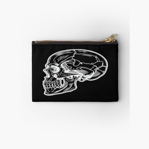 Item preview, Detailed Skull Line Art – Intricate Anatomical Illustration in Bold Black & White Tattoo Style designed and sold by Bright Nest Studio.
