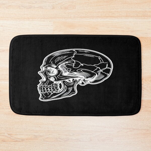 Item preview, Detailed Skull Line Art – Intricate Anatomical Illustration in Bold Black & White Tattoo Style designed and sold by Bright Nest Studio.