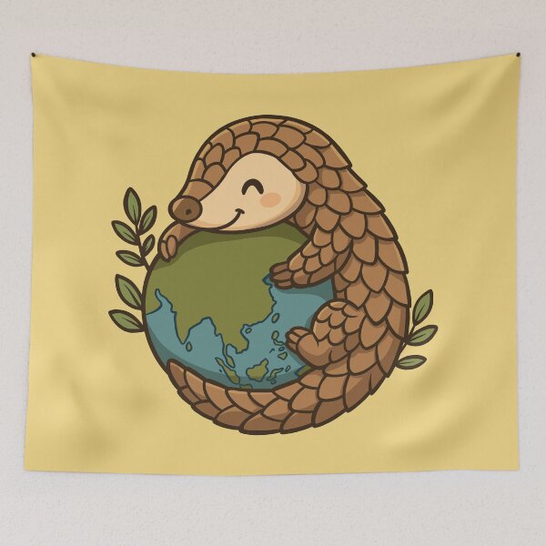 Item preview, Pangolin Hugging the Earth designed and sold by Ghost on Toast.