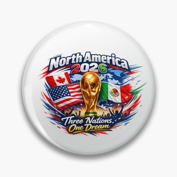 Item preview, 2026 Football Fan Design - North America - Three Nations One Dream designed and sold by emaga.