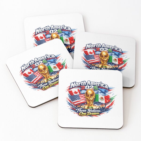 Item preview, Three Nations One Dream - 2026 Soccer Fan Design designed and sold by Emaga Digital Studio.